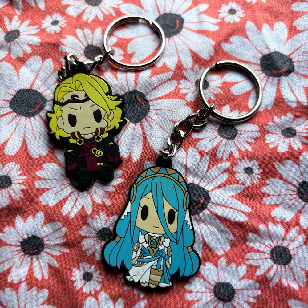 Fire Emblem Fates Xander aqua Keychain
Nintendo Anime Rubber Charm
Figure